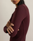 VESTIDO LINA BURDEOS