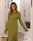 VESTIDO DIANA PISTACHO
