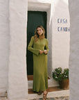 VESTIDO DIANA PISTACHO