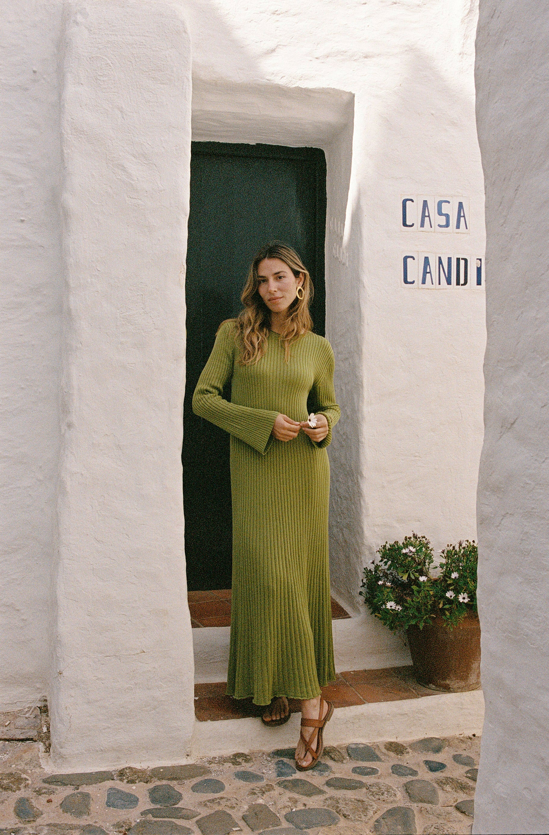 VESTIDO DIANA PISTACHO